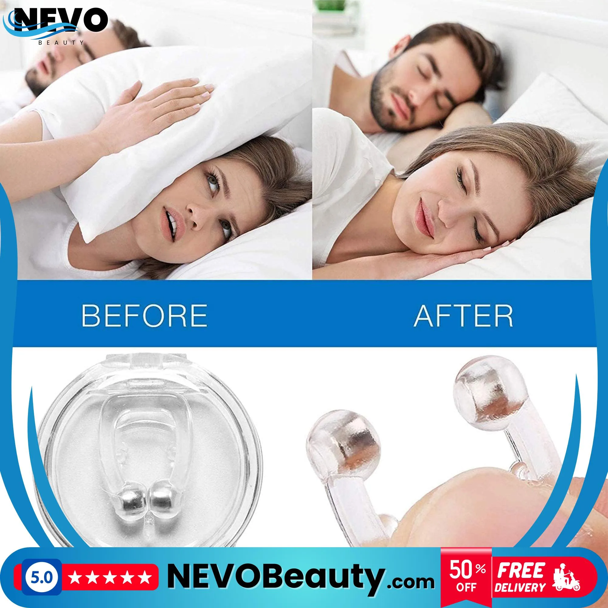 Anti Snoring Plugs 2 سداد مانع الشخير لتحسين النوم .. تسوق الآن بأفضل سعر في السعودية