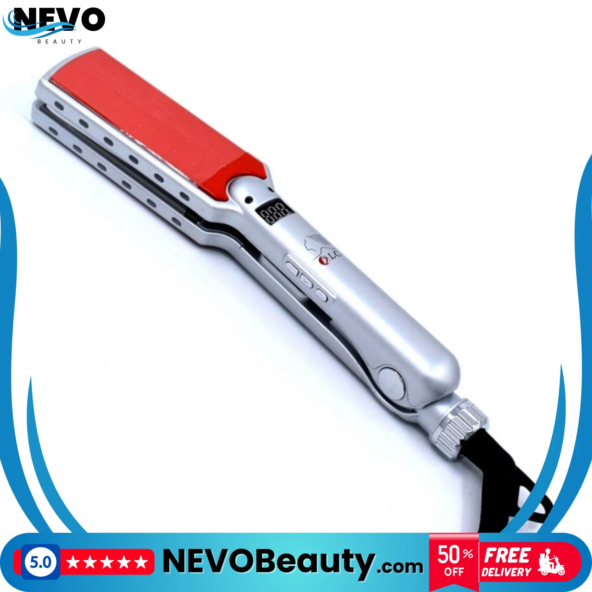 Ceramic Hair Straightener 2 مملس الشعر السيراميك ضمان عامين للتصفيف السريع .. تسوق الآن بأفضل سعر في السعودية