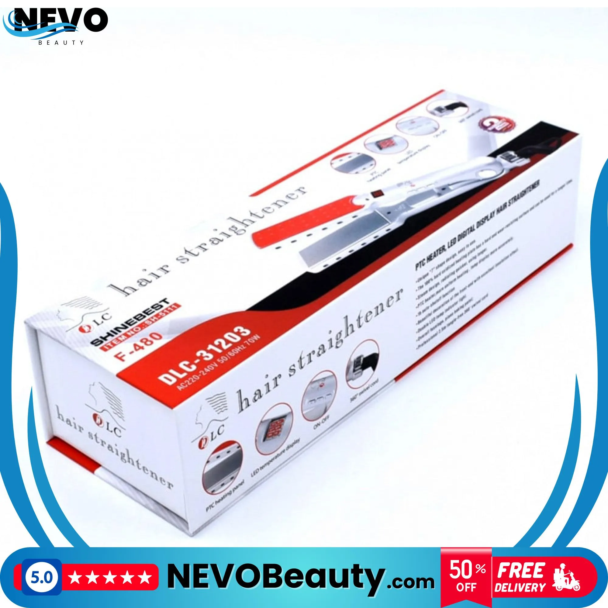 Ceramic Hair Straightener 3 مملس الشعر السيراميك ضمان عامين للتصفيف السريع .. تسوق الآن بأفضل سعر في السعودية