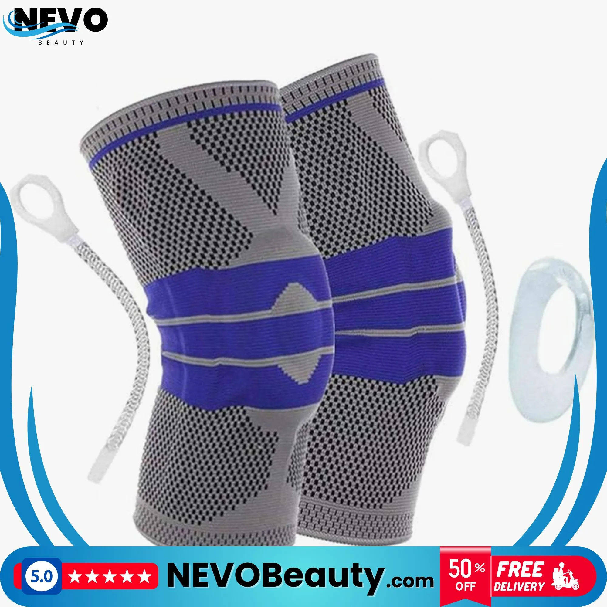 Knee Support Brace 2 مشد الركبة الطبي للحماية والراحة .. تسوق الآن بأفضل سعر في السعودية
