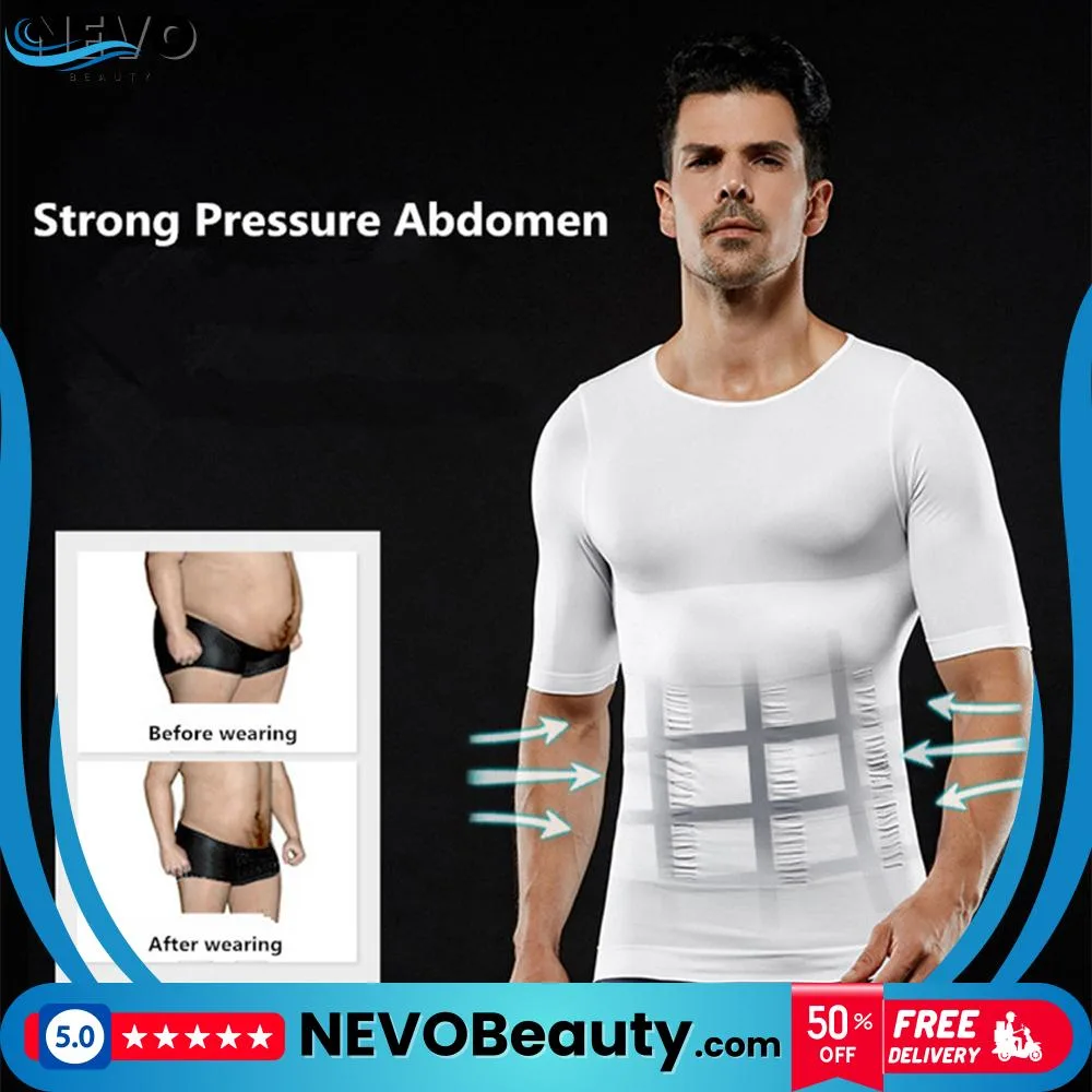 Mens Shaping Shirt 3 مشد الجسم للرجال بأكمام قصيرة مقاس 2XL .. تسوق الآن بأفضل سعر في السعودية