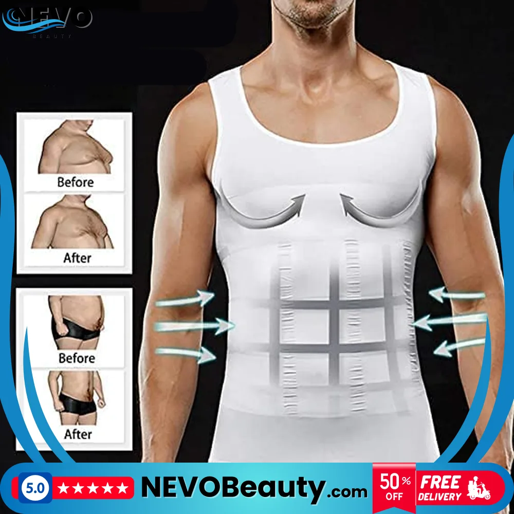 Mens Slimming Undershirt 3 مشد الرجال الخفي XXL..XXXL للجسم المشدود .. تسوق الآن بأفضل سعر في السعودية