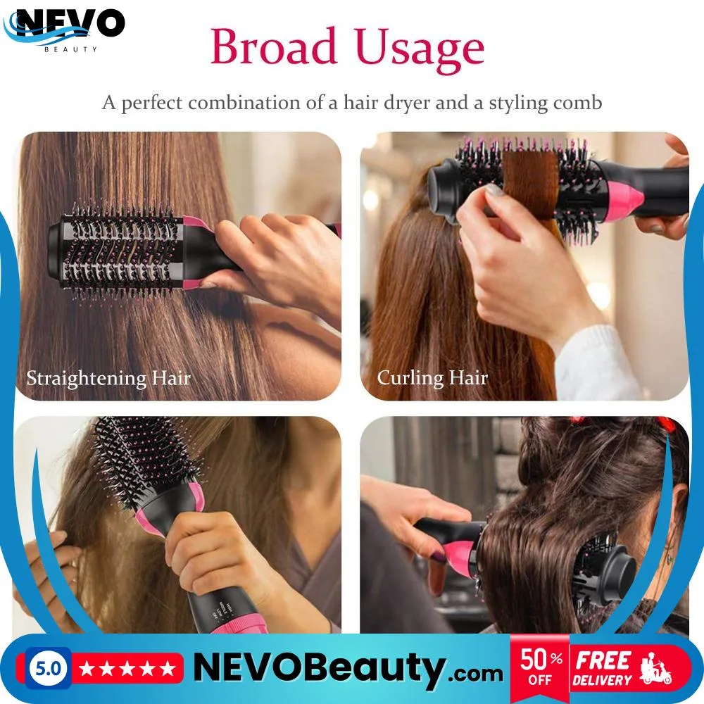 فرشاة تجفيف، تكثيف وفرد الشعر Step One لنتائج احترافية .. تسوق الآن بأفضل سعر في السعودية