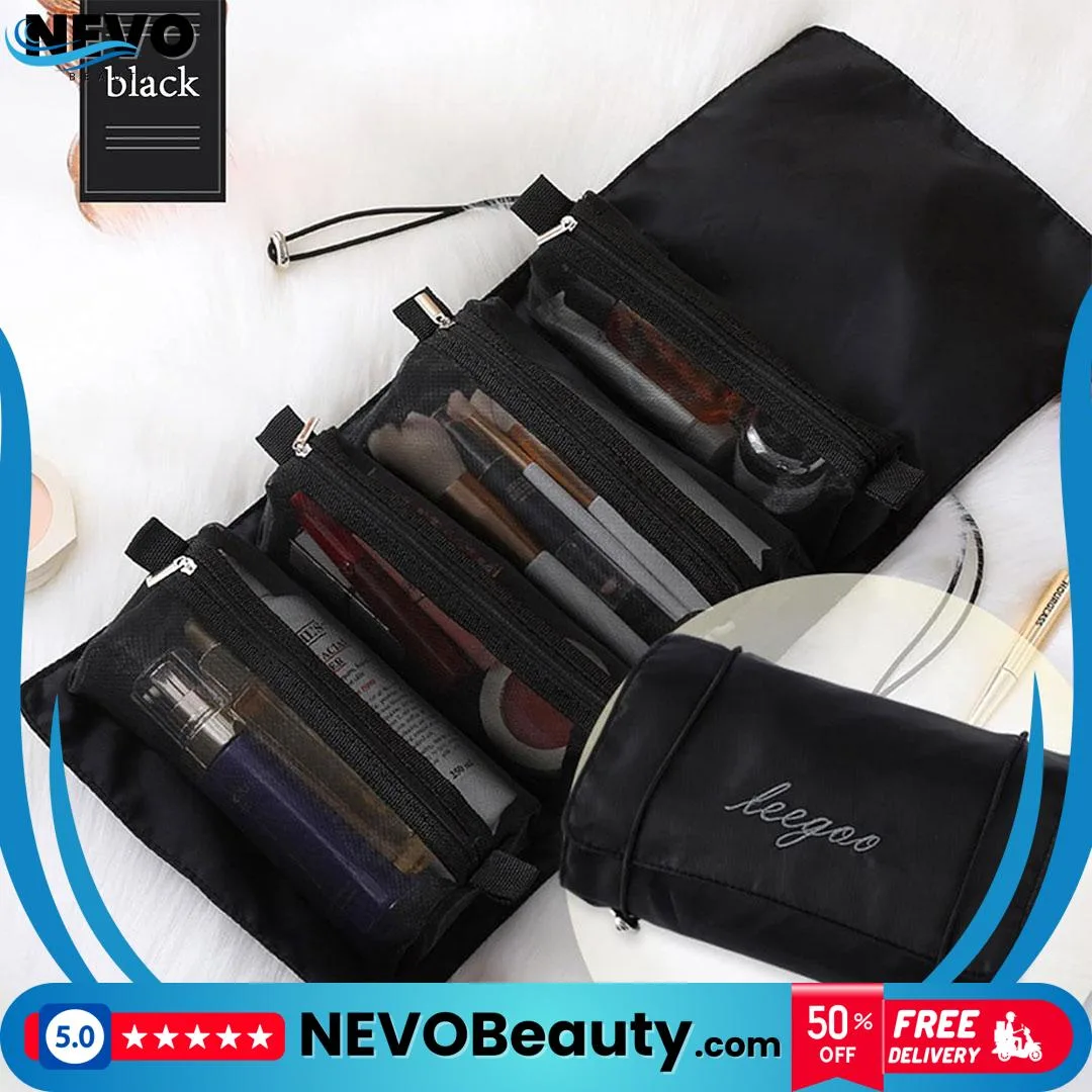 Travel Makeup Bag 2 حقيبة مكياج متعددة الوظائف للتنظيم أثناء السفر .. تسوق الآن بأفضل سعر في السعودية